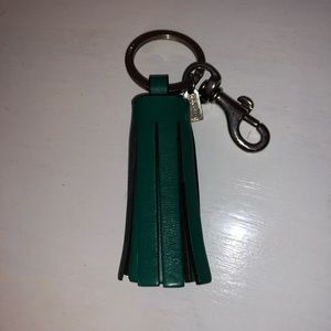 Coach Tassel Keychain.